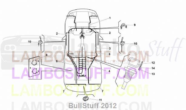 2010 Lamborghini MURCIELAGO SV LP 670-4 USA ELECTRICAL SYSTEM (971.01.00)